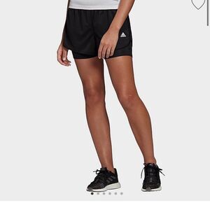 Women's Size XS Adidas Marathon 20 Two-In-One Running Shorts